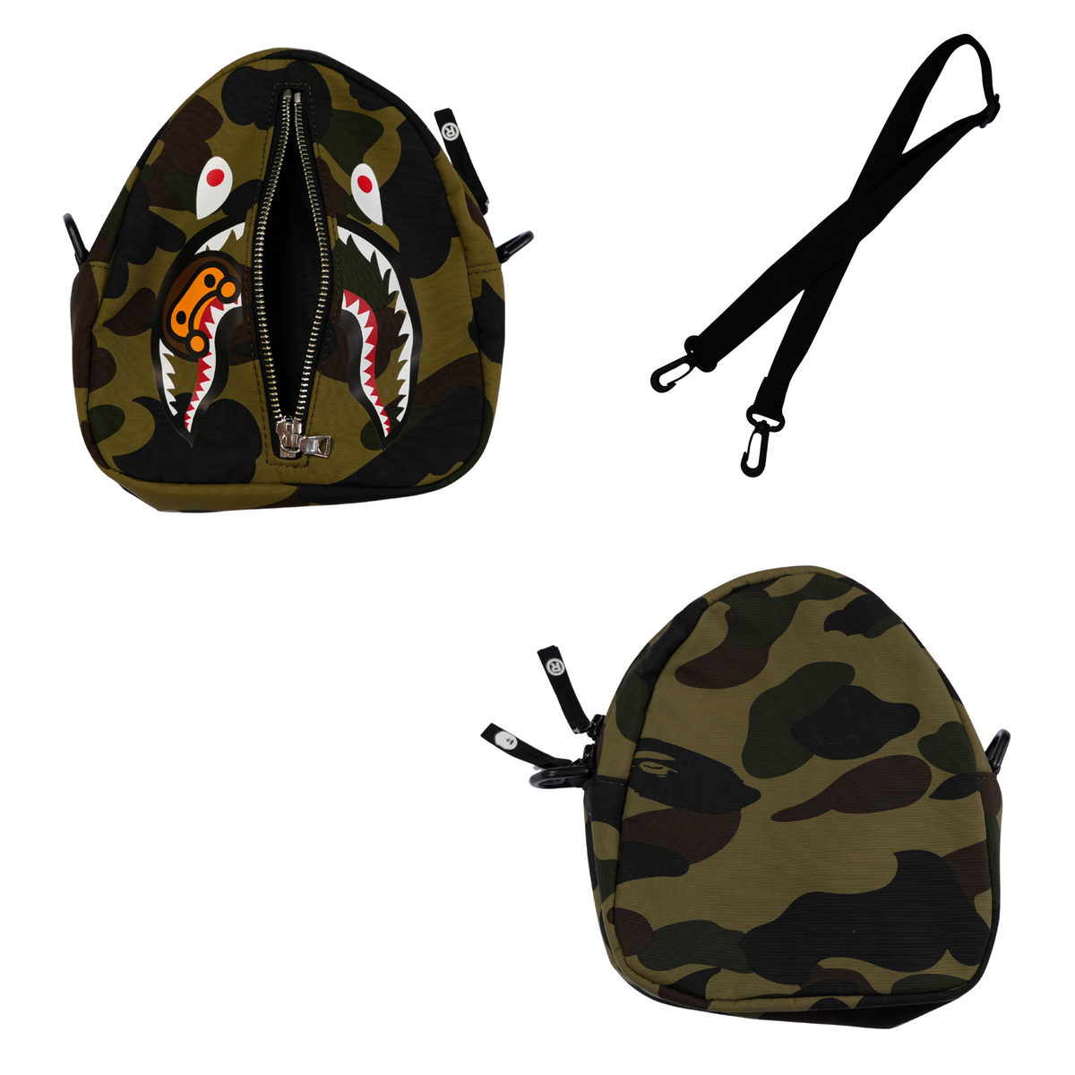 1ST CAMO MILO SHARK MINI SHOULDER BAG