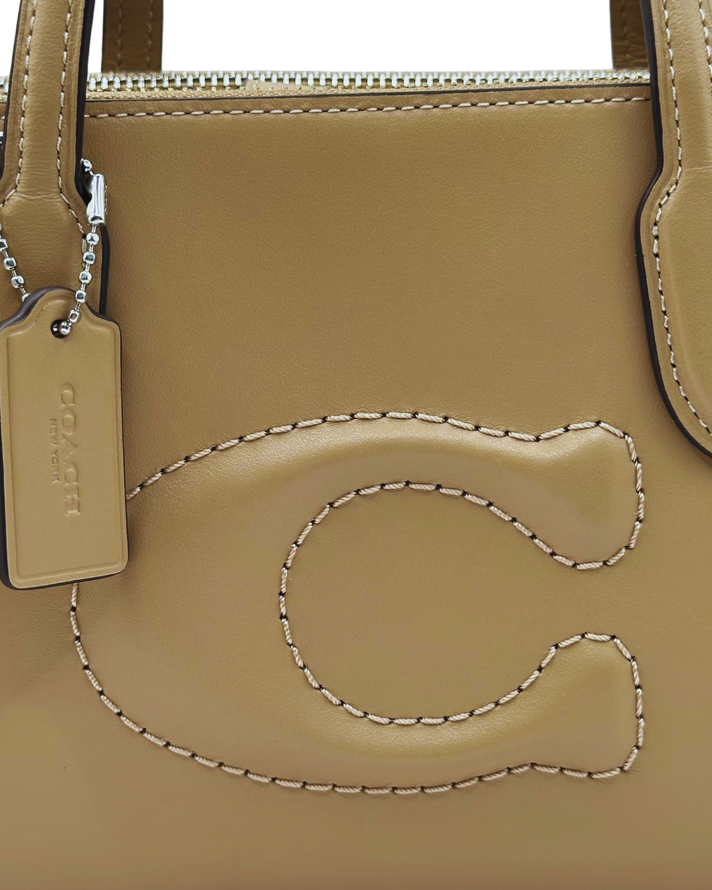 NINA SMALL TOTE WITH DEBOSSED SCULPTED C