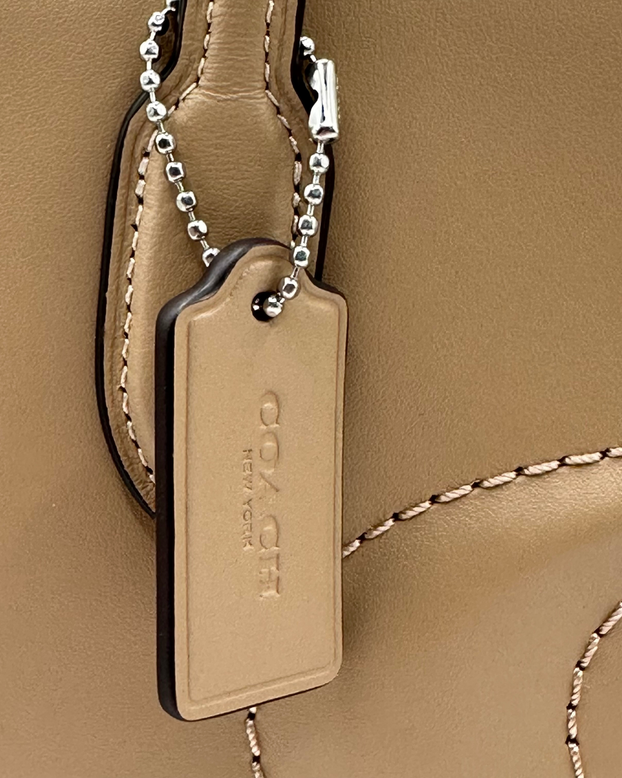 NINA SMALL TOTE WITH DEBOSSED SCULPTED C