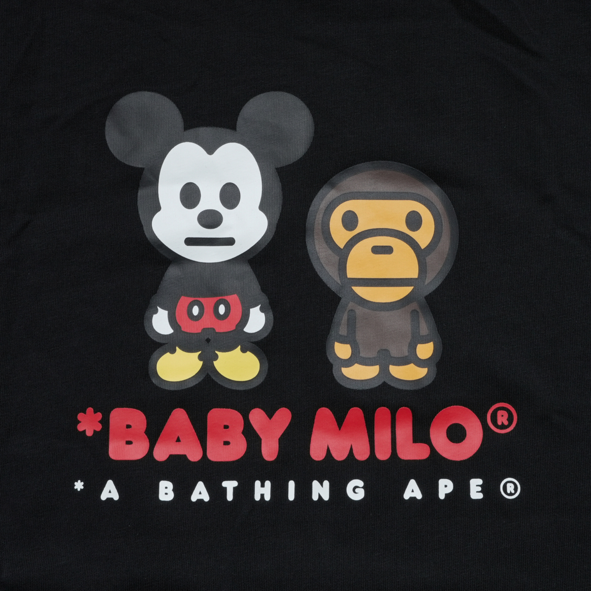 Tee Bape x Disney - Mickey Mouse & Baby Milo