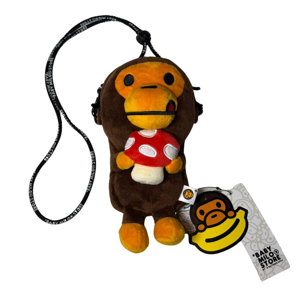 BABY MILO STORE | Baby Milo Mushroom plush mobile bag