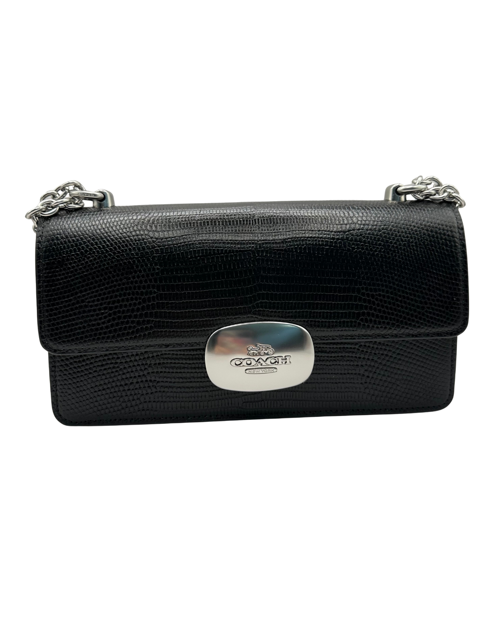 ELIZA FLAP CROSSBODY IN LIZARD-EMBOSSED