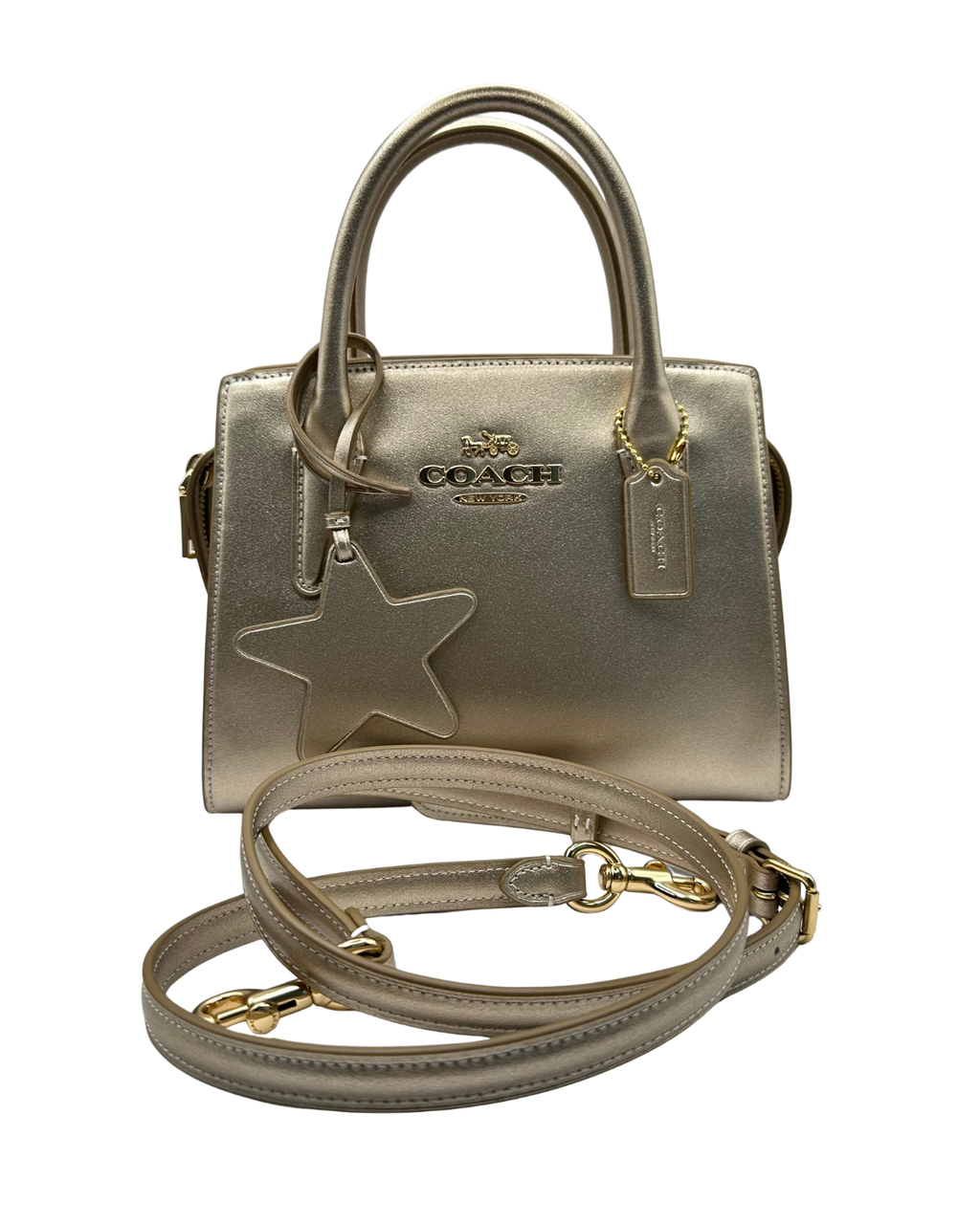 ANDREA CARRYALL IN PEARLIZED LEATHER