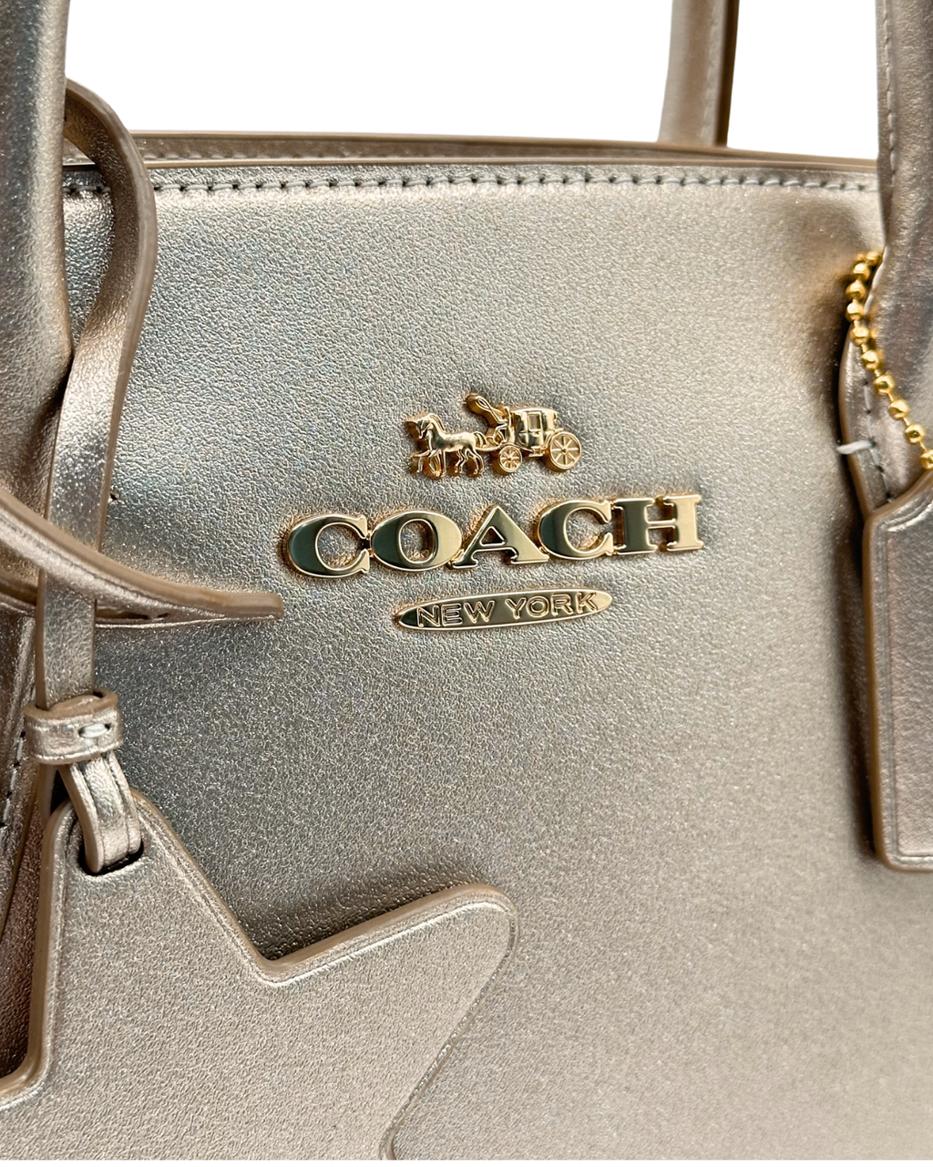 ANDREA CARRYALL IN PEARLIZED LEATHER