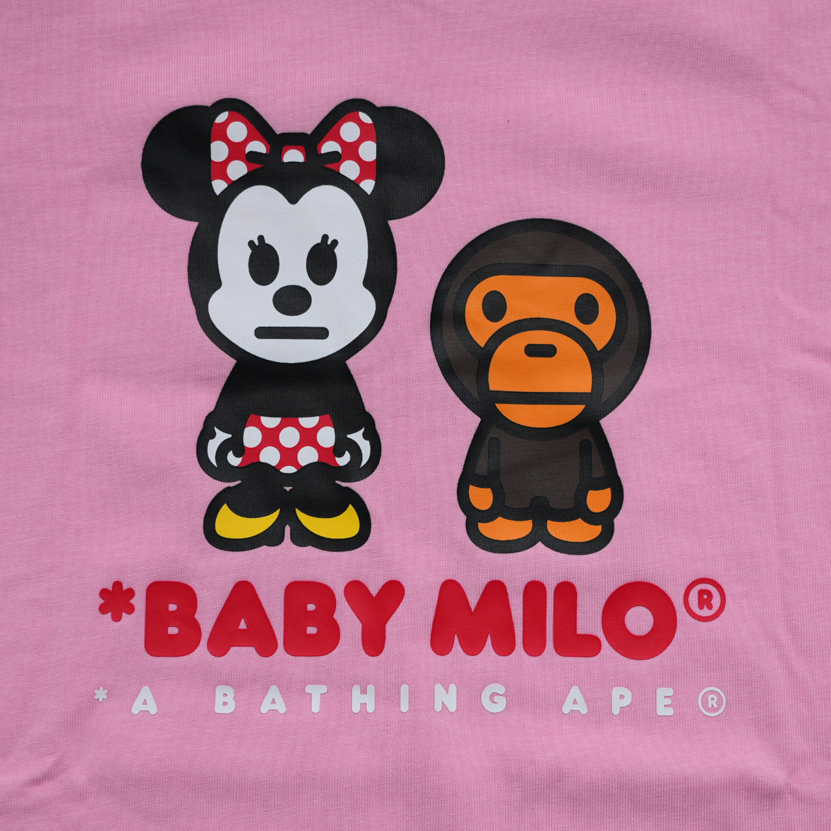 Tee Bape x Disney - Minnie Mouse & Baby Milo