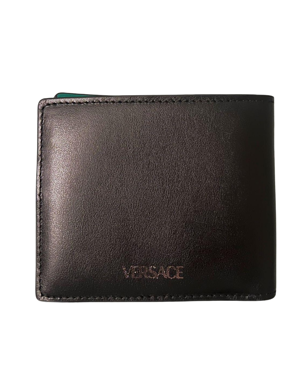 VERSACE | MEDUSA WALLET BLACK/GREEN