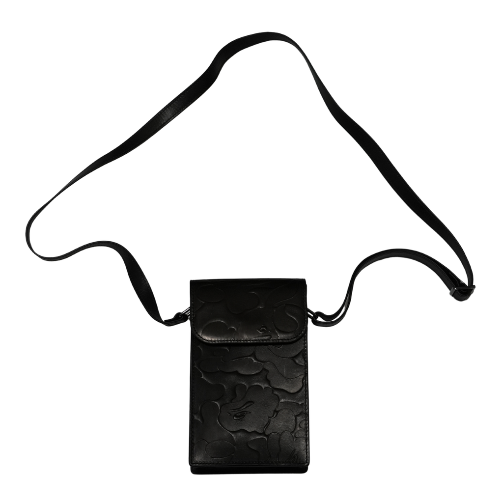 Embossed Leather Phone Bag