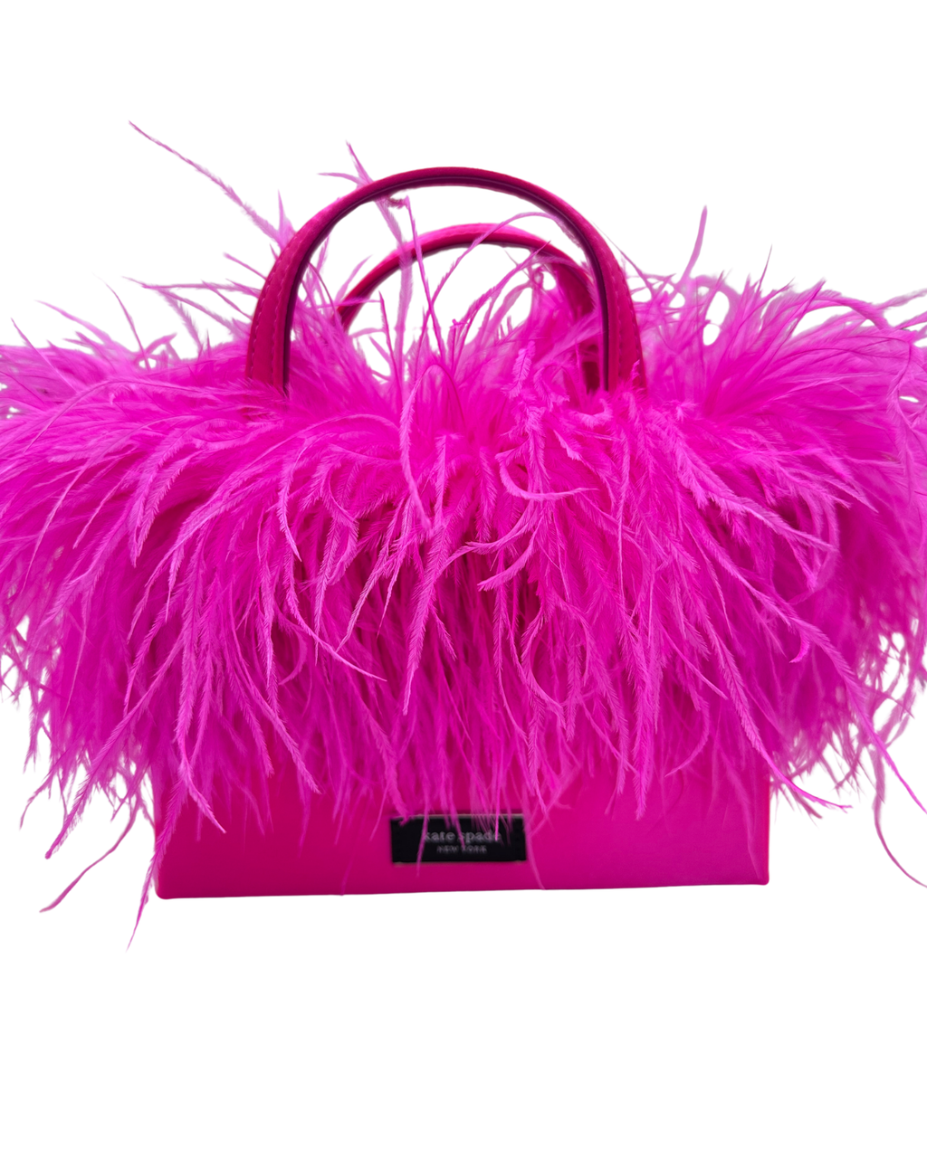 SAM ICON FEATHER EMBELLISHED SATIN MINI