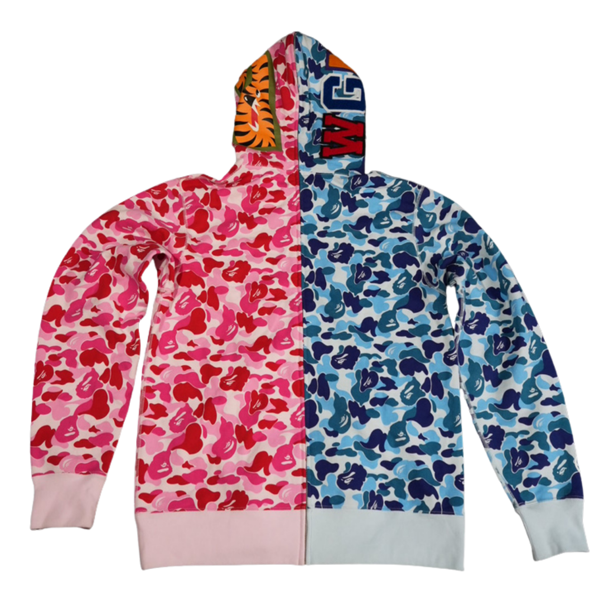 A BATHING APE | ABC CAMO SEPARATE SHARK FULL ZIP HOODIE
