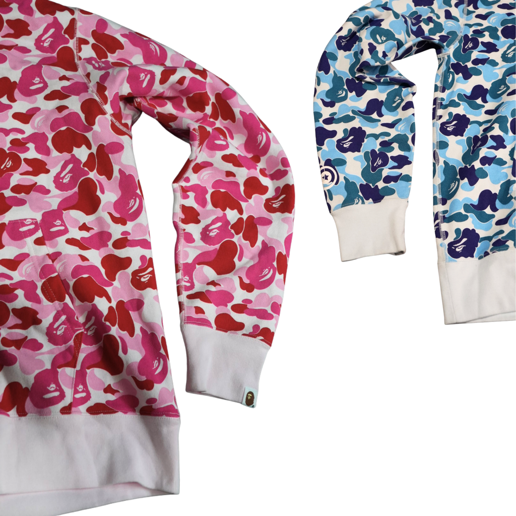 A BATHING APE | ABC CAMO SEPARATE SHARK FULL ZIP HOODIE