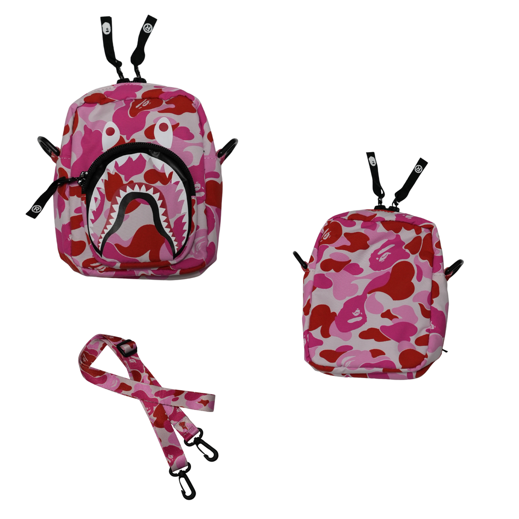 ABC Camo Shark Mini Bag | Rosa