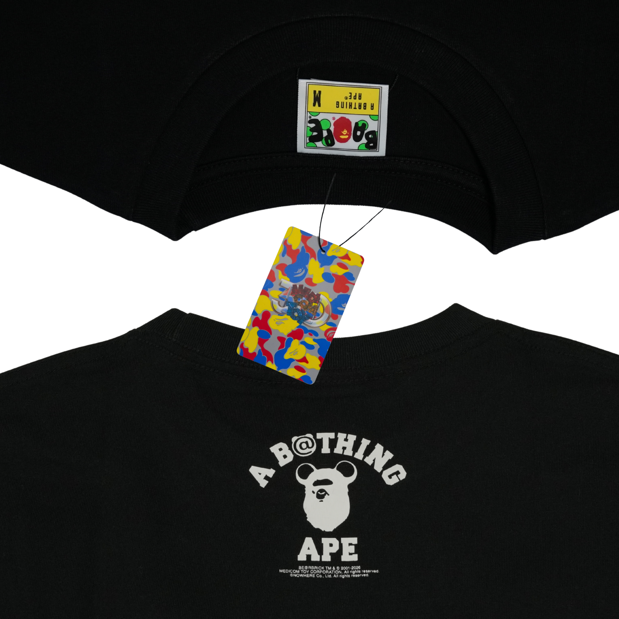TEE BAPE X BE@RBRICKS