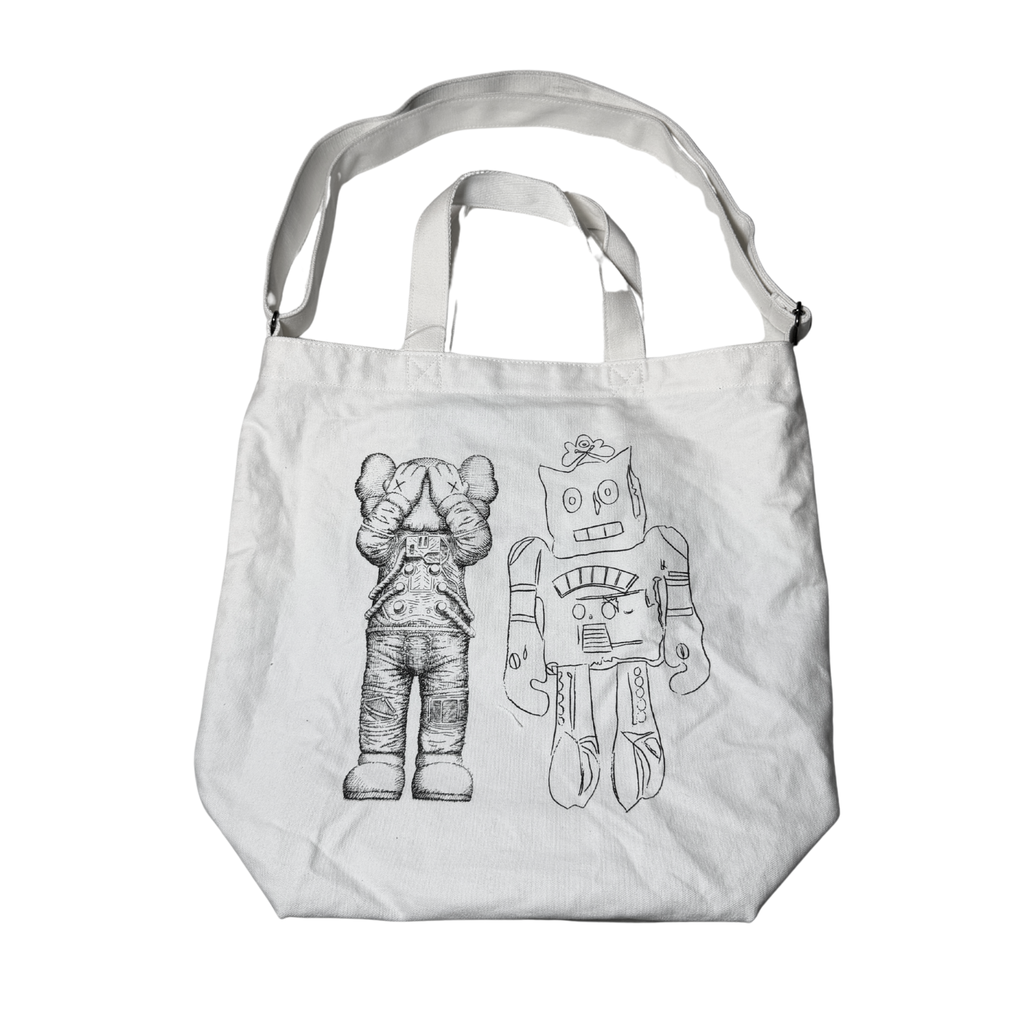KAWS X UNIQLO X ANDY WARHOL TOTE BAG