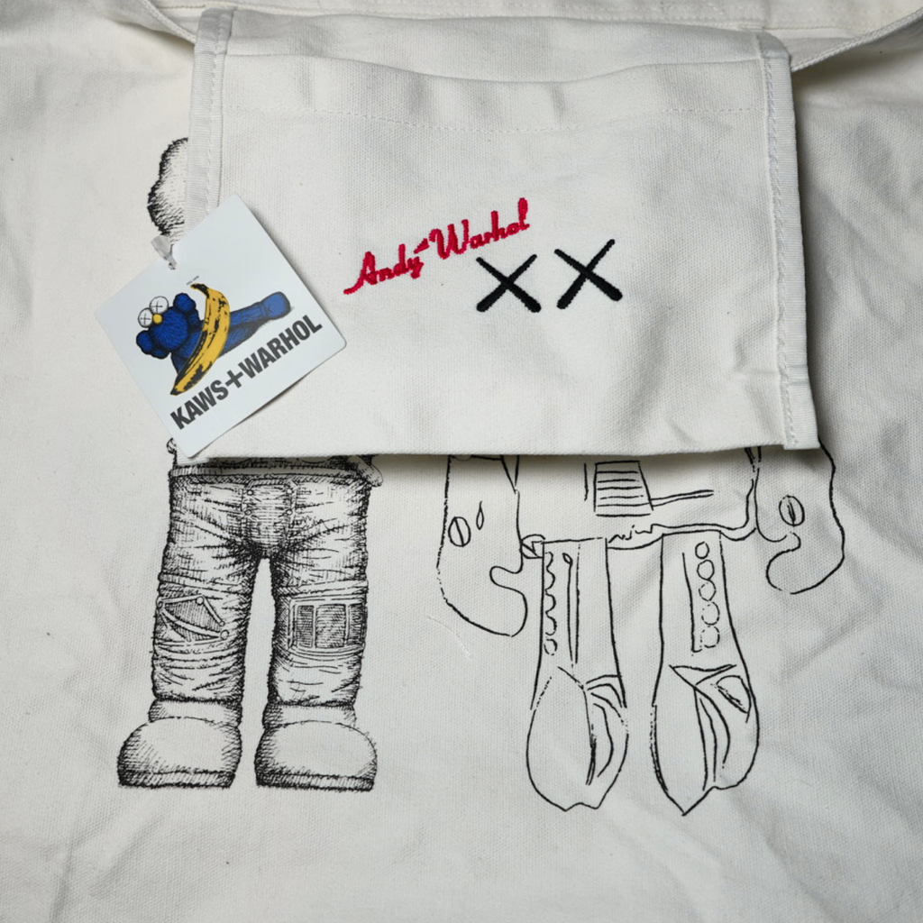 KAWS X UNIQLO X ANDY WARHOL TOTE BAG