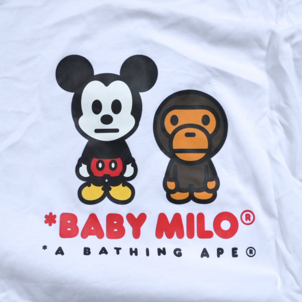 Tee Bape x Disney - Mickey Mouse & Baby Milo