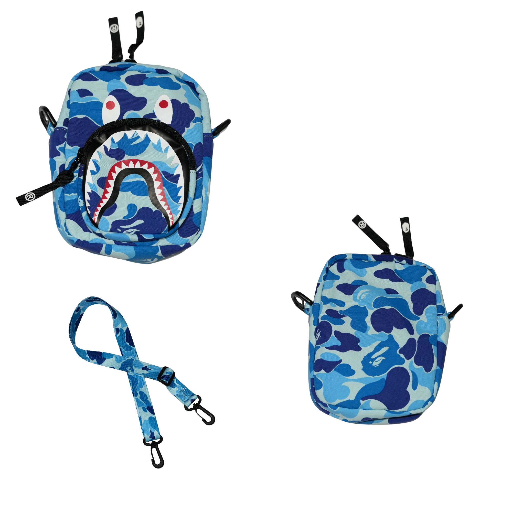 ABC Camo Shark Mini Bag | Azul