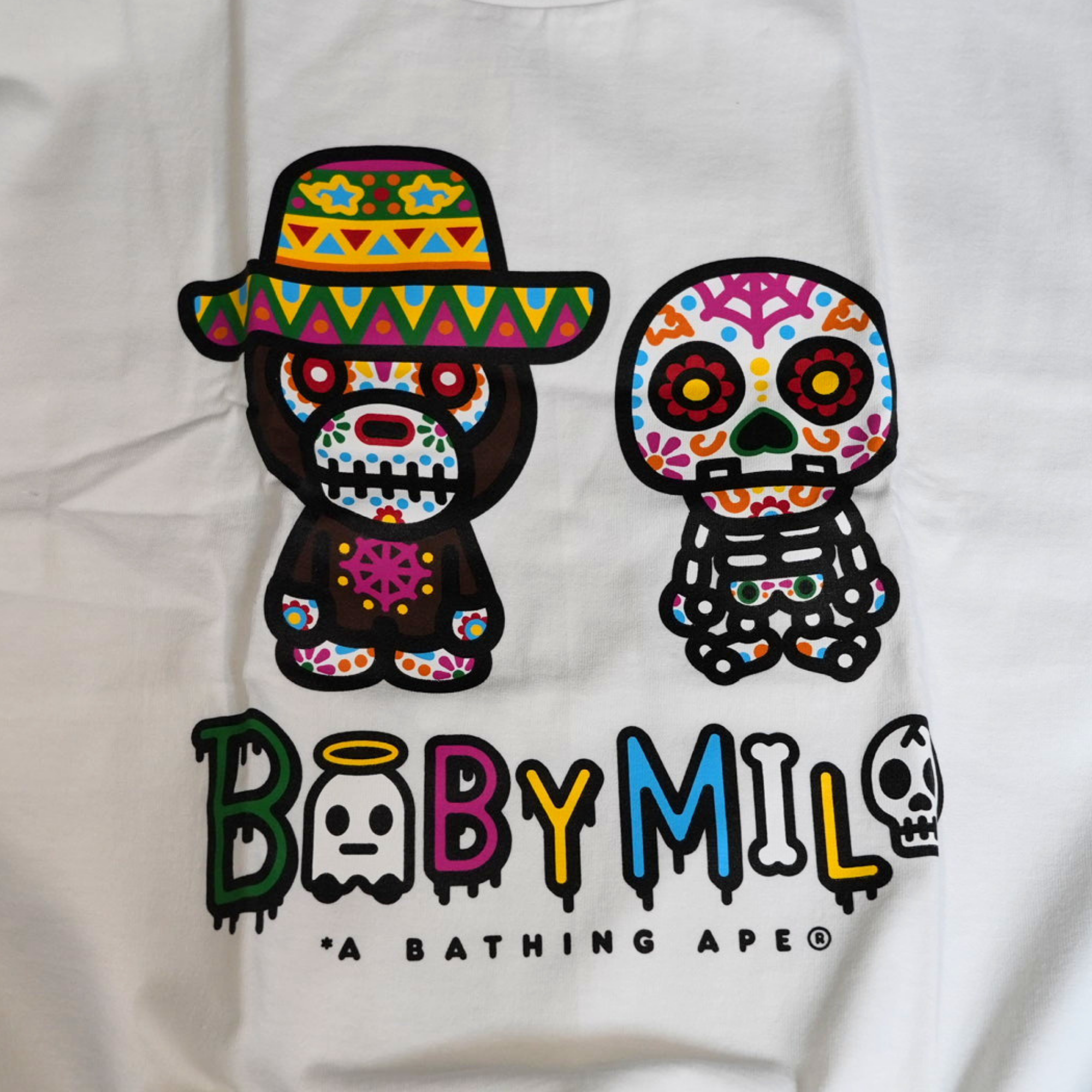 A BATHING APE | Baby Milo Dia de muertos