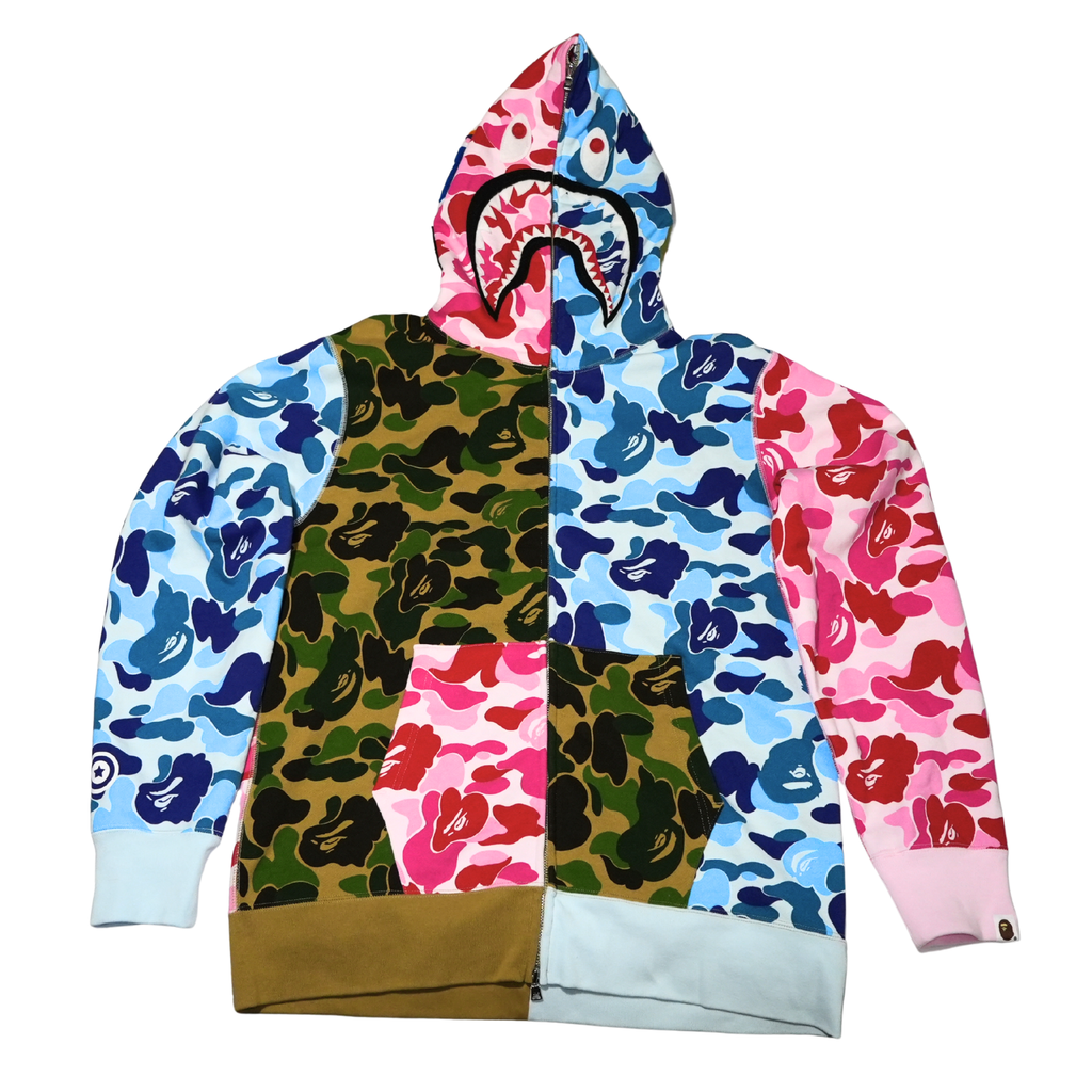 ABC Crazy Camo Shark Full Zip Hoddie