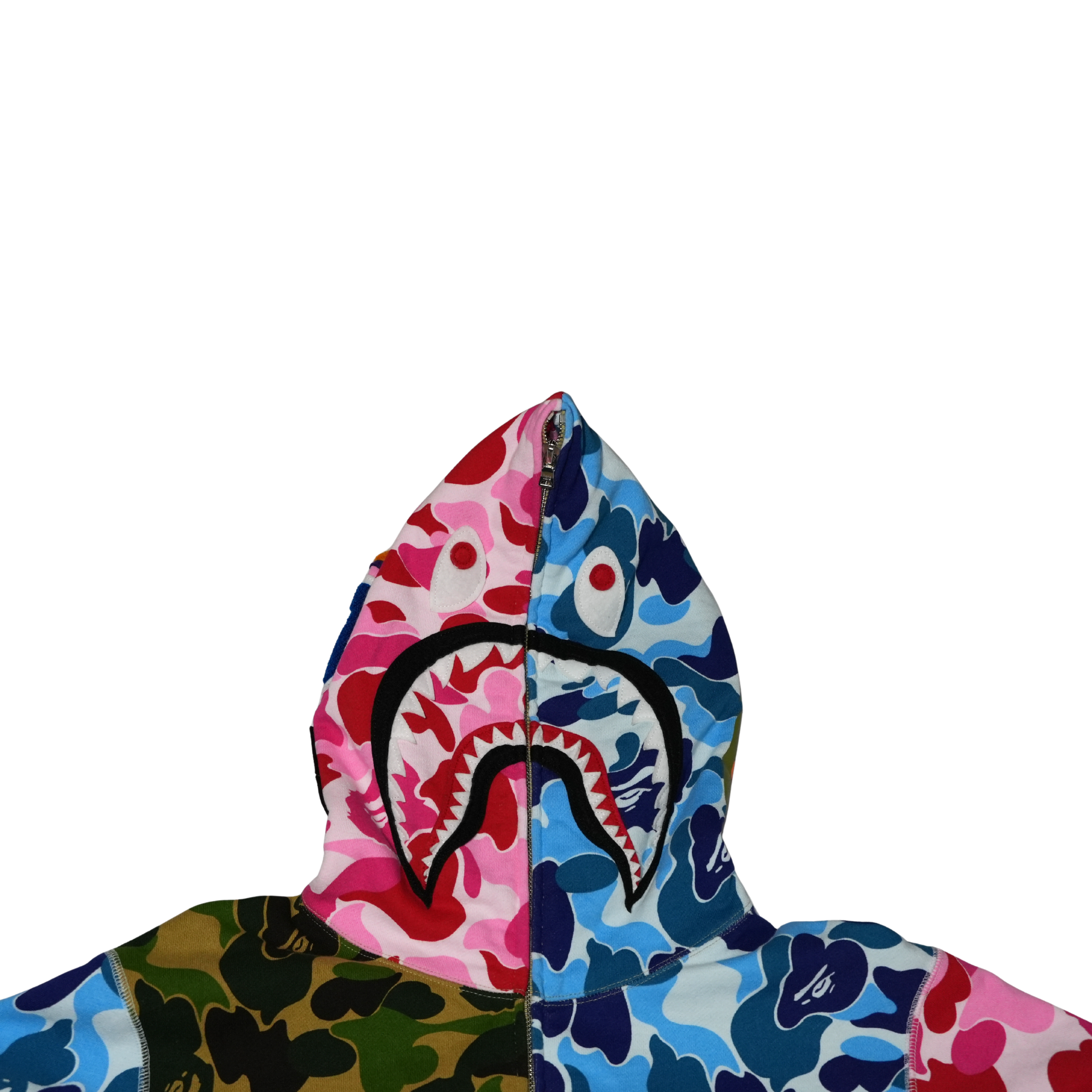 ABC Crazy Camo Shark Full Zip Hoddie