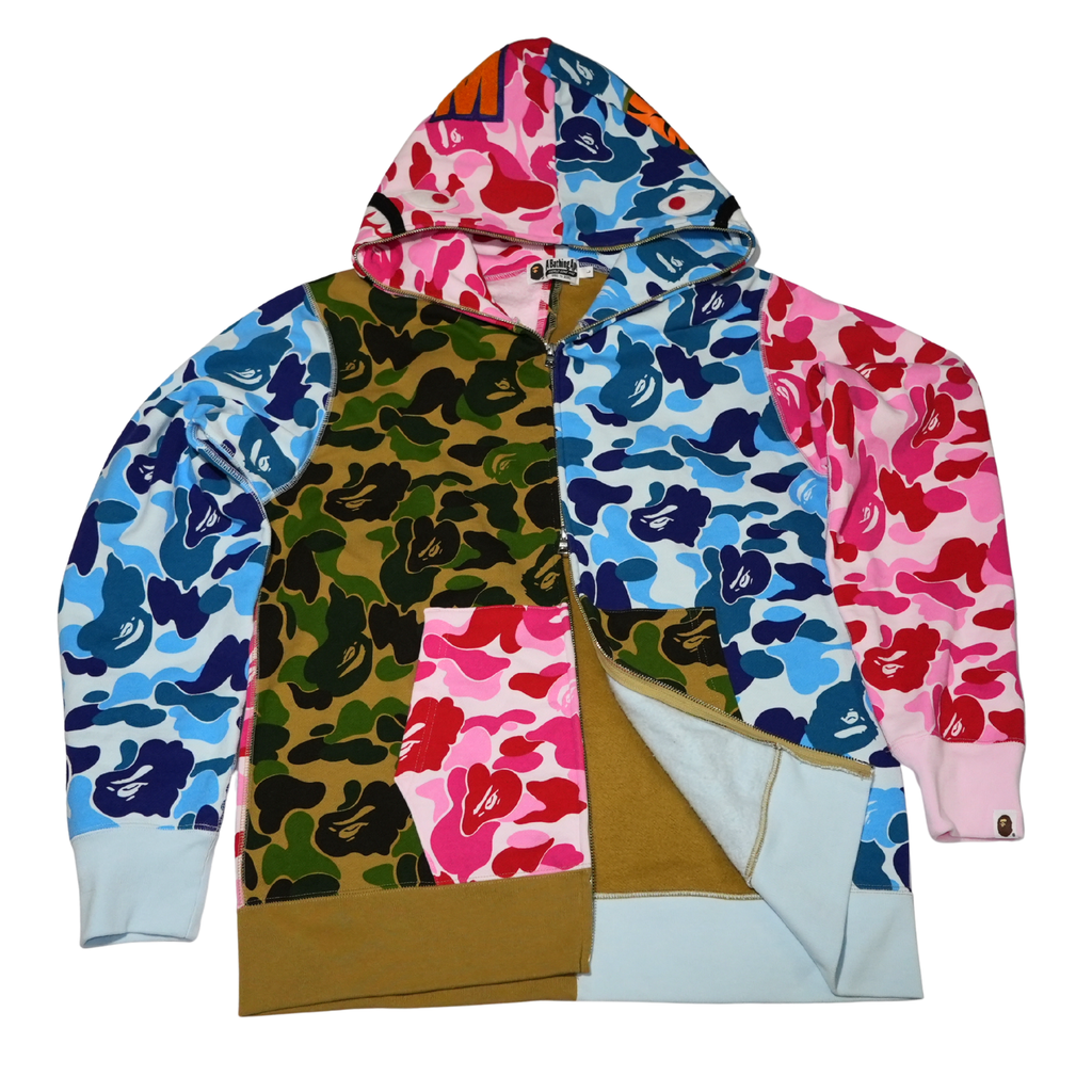 ABC Crazy Camo Shark Full Zip Hoddie