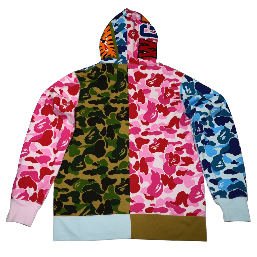ABC Crazy Camo Shark Full Zip Hoddie