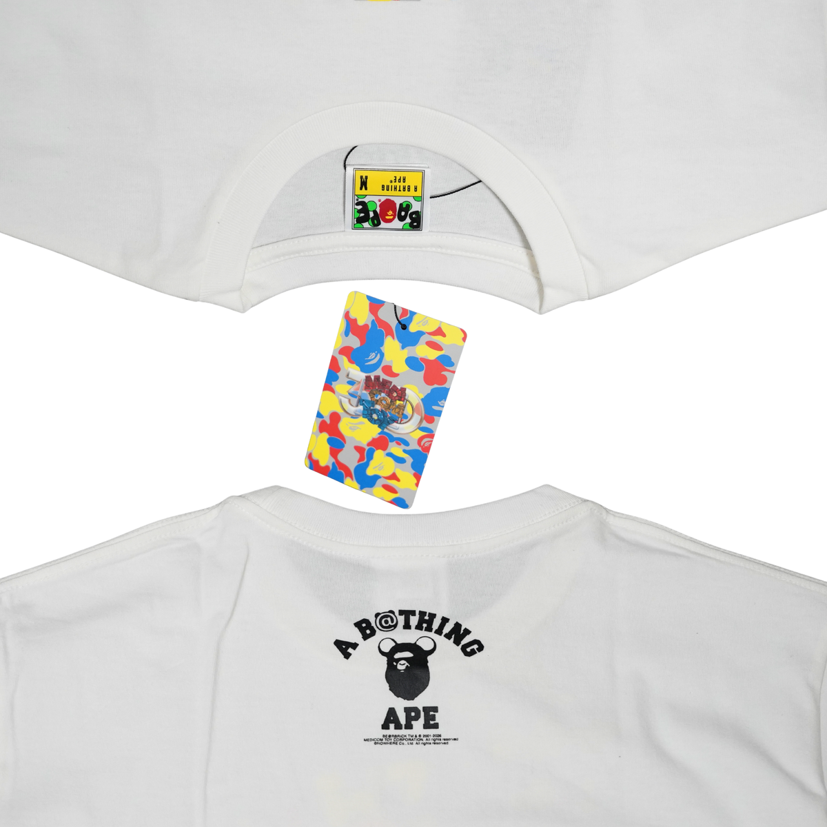 TEE BAPE X BE@RBRICKS