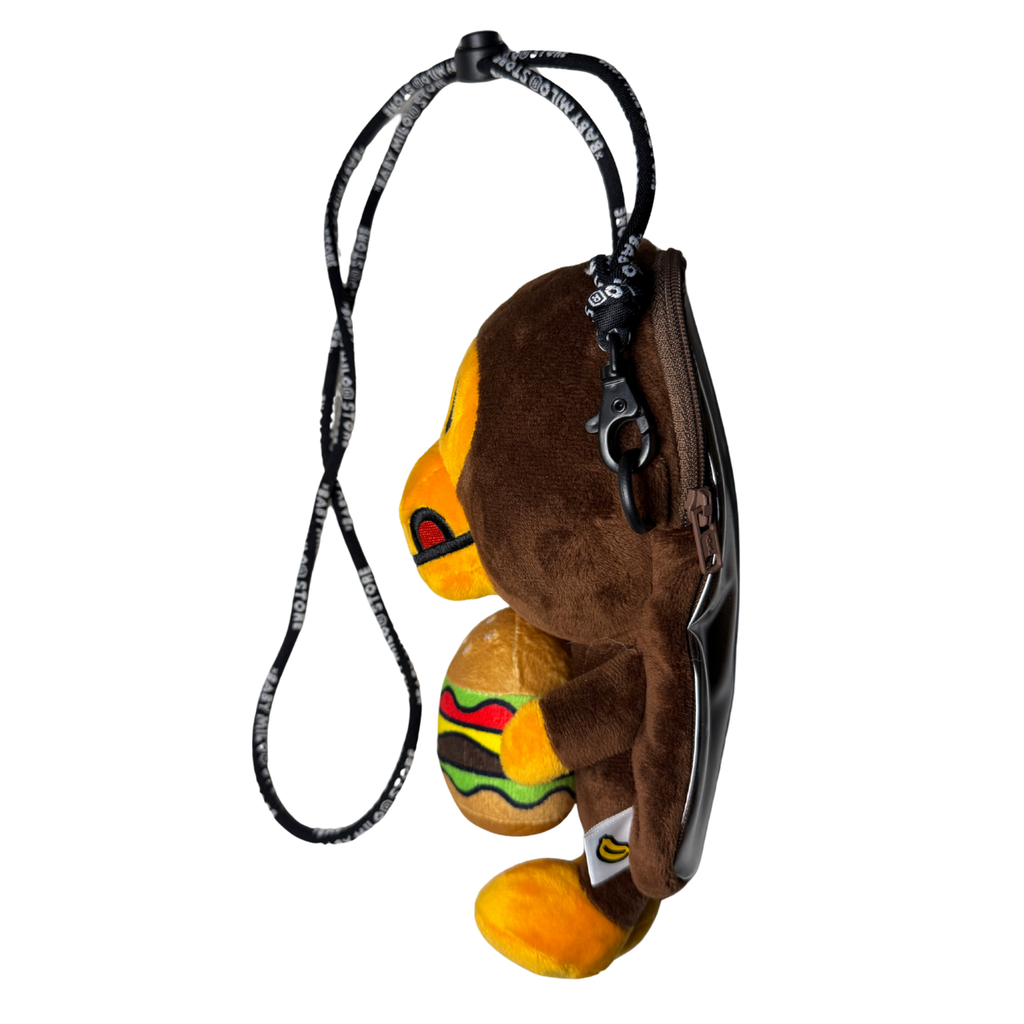 BABY MILO STORE | Baby Milo Burger plush mobile bag