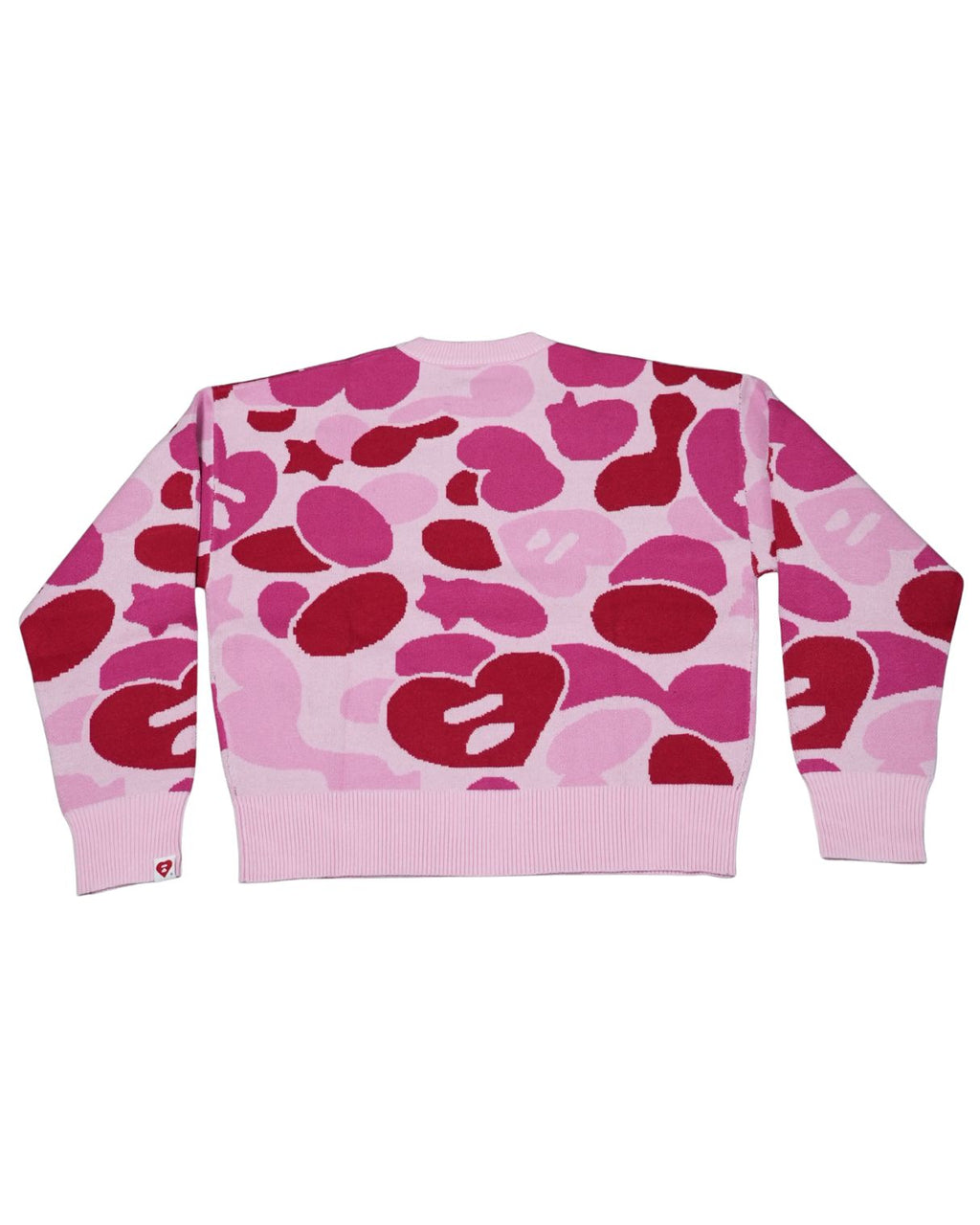 APEE | CAMO MONOGRAM BIRDSEYE JACQUARD SWEATER