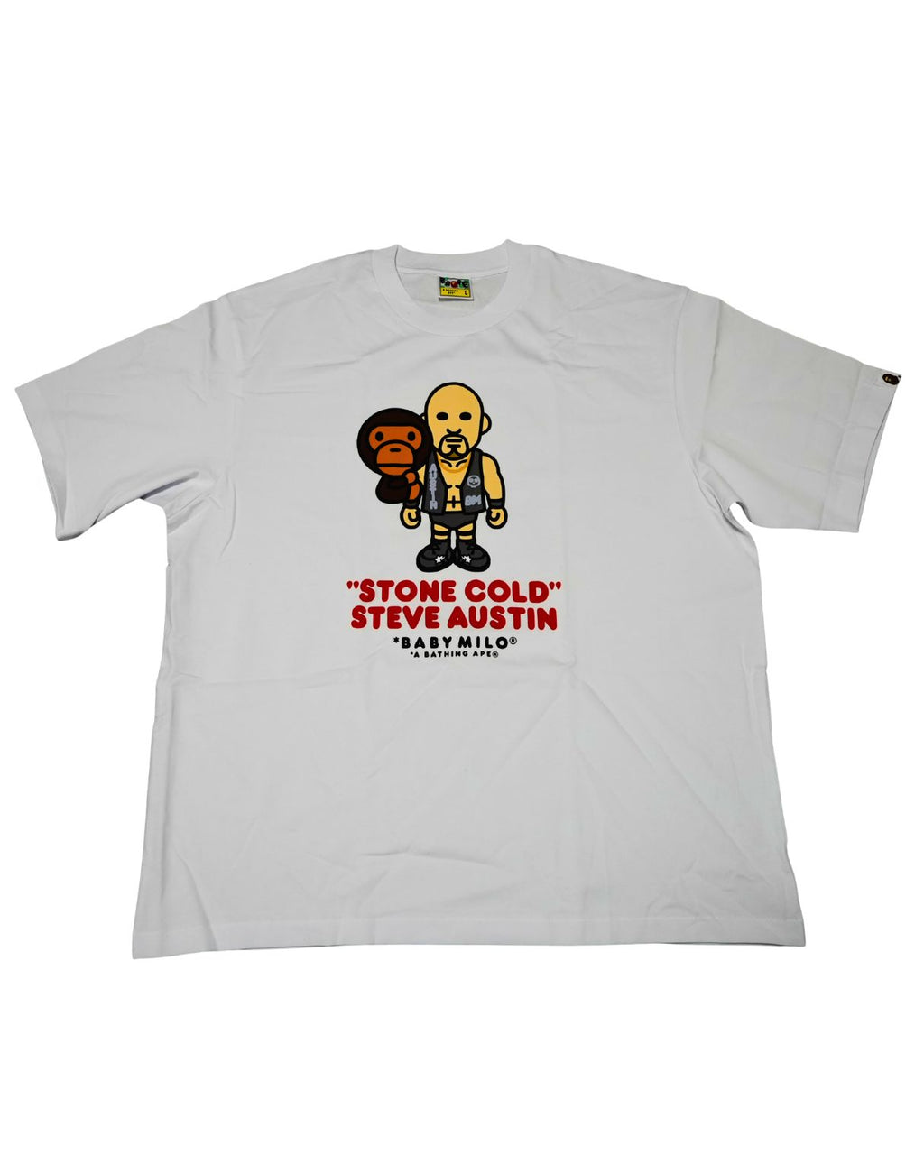 BAPE X WWE | Stone Cold Steve Austin Baby Milo Relaxed Fit Tee