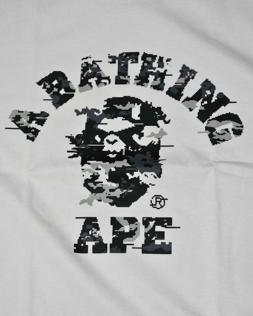 A BATHING APE | MULTI PIXEL CAMO COLLEGE TEE