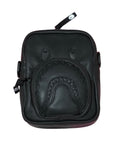 A BATHING APE | SHARK LEATHER MINI BAG
