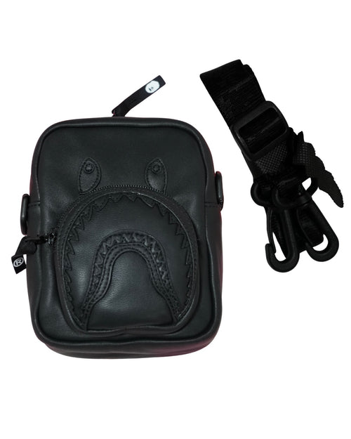 A BATHING APE | SHARK LEATHER MINI BAG