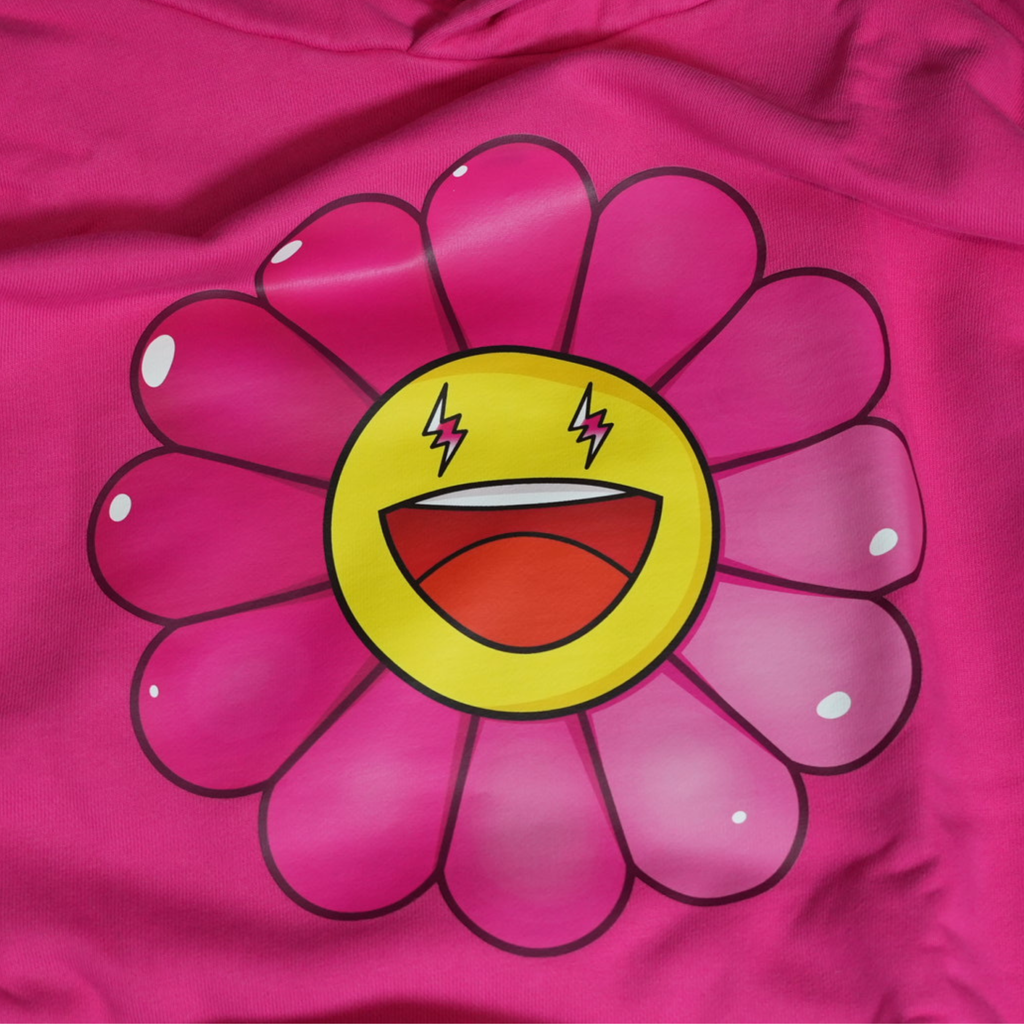 Takashi Murakami X JBalvin Hoodie Rosa