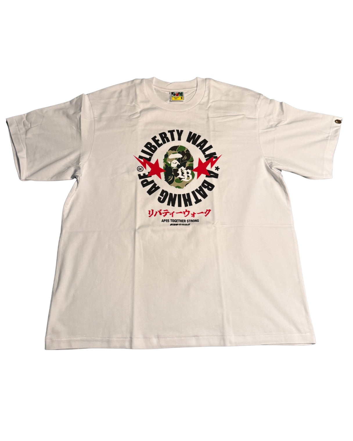 BAPE X LIBERTY WALK | ABC CAMO APE HEAD RELAXED FIT TEE