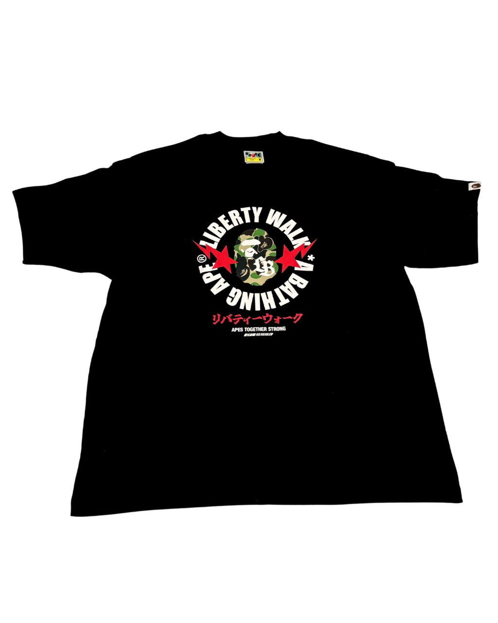 BAPE X LIBERTY WALK | ABC CAMO APE HEAD RELAXED FIT TEE